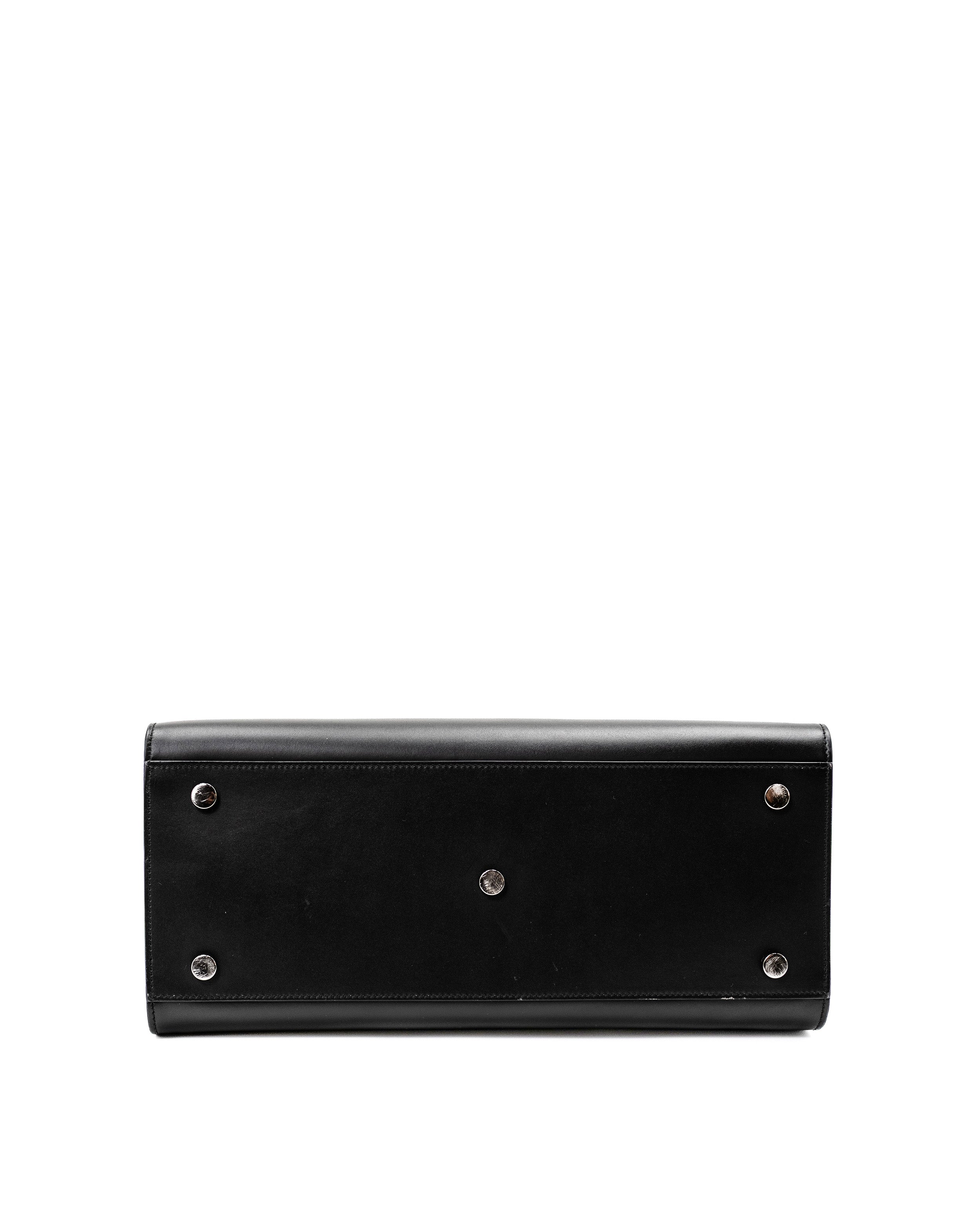Saint Laurent Black Leather Shopping Bag Sac du Jour Medium — Pre-owned Authentic