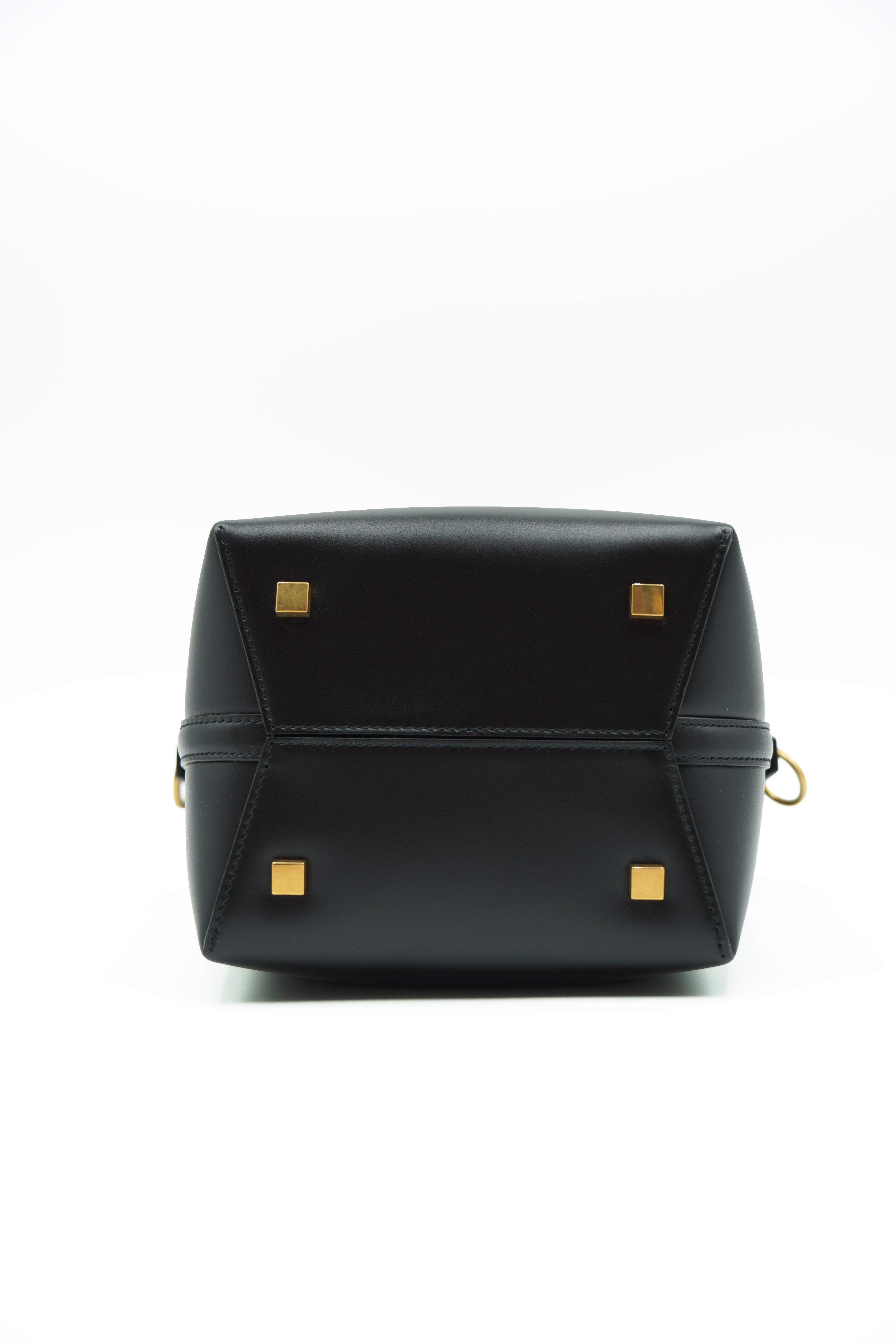 Saint Laurent Borsa Secchiello le 37 Small Pelle Nera - Usato Autentico