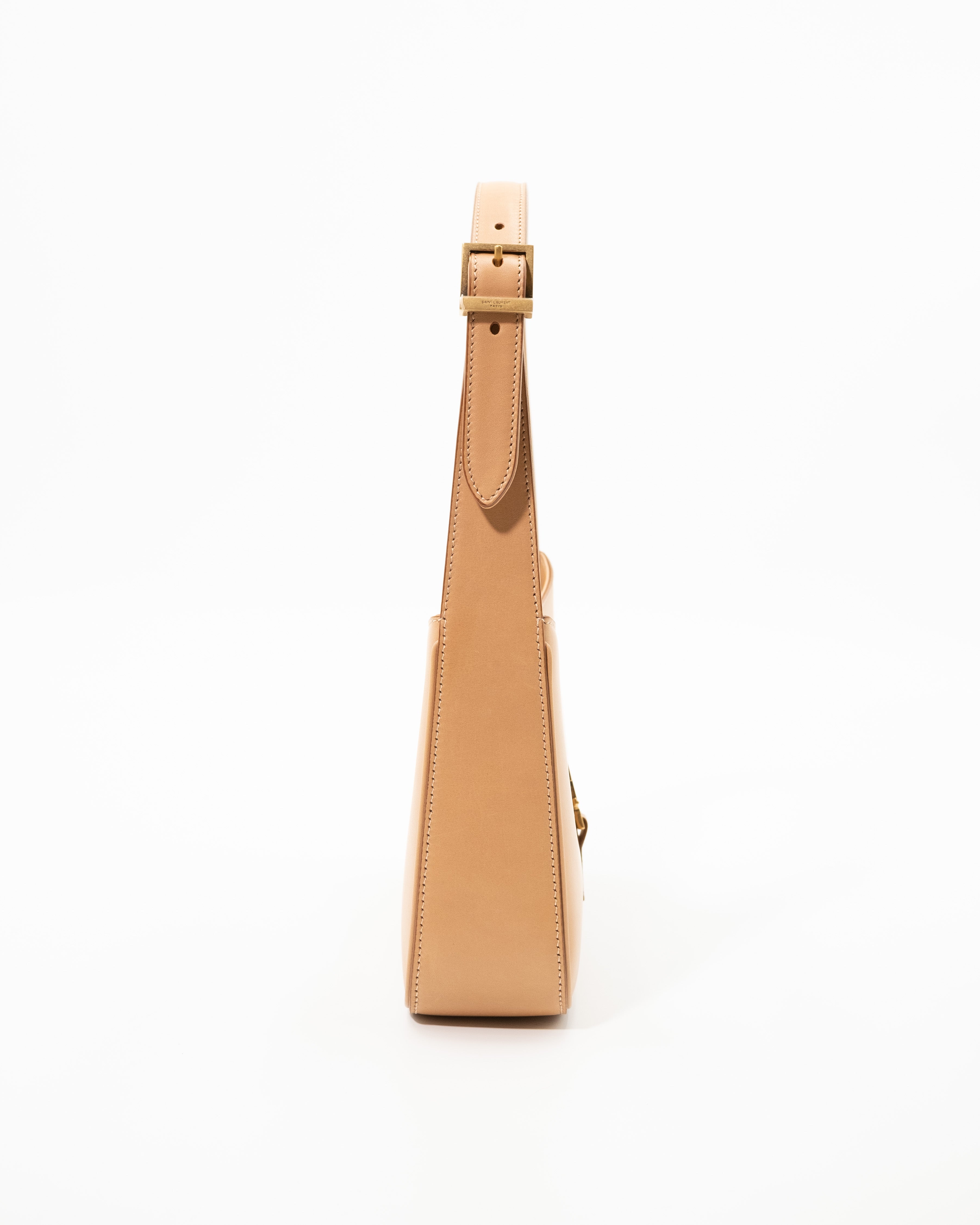 Saint Laurent Borsa Le 5 à 7 Pelle Vitello Nude pre-owned autentica - Aurea Luxury Lab