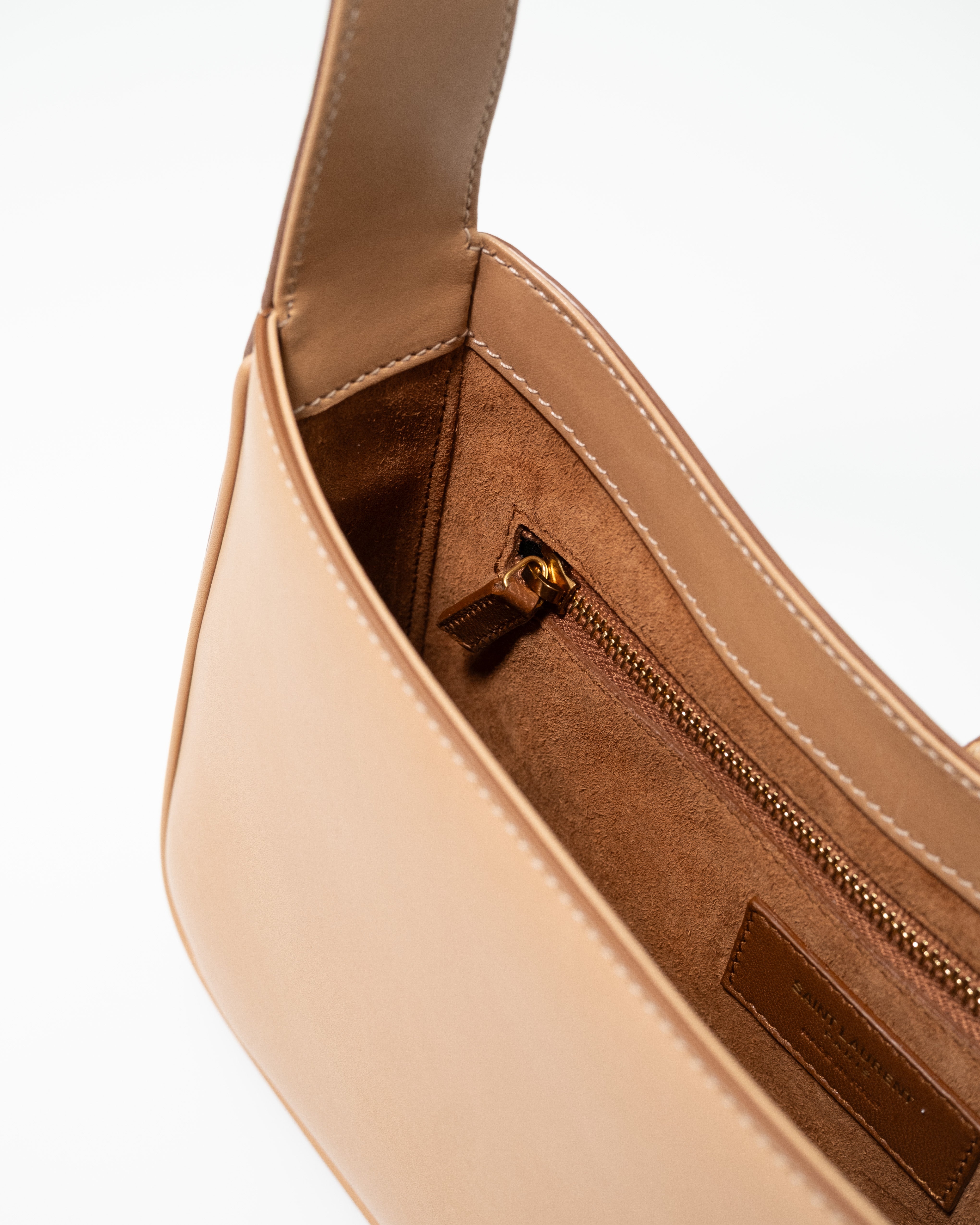 Saint Laurent Borsa Le 5 à 7 Pelle Vitello Nude second hand luxury - Aurea Luxury Lab