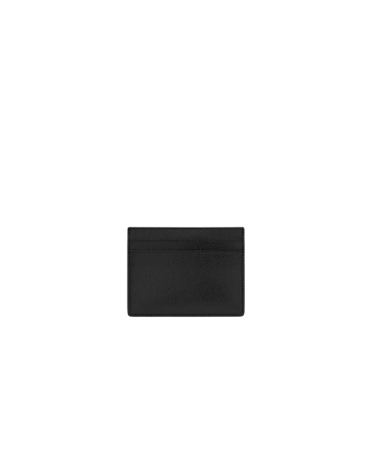 Sain Laurent Porta Carte Pelle logo oro - Aurea Luxury Lab