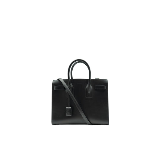 Saint Laurent Borsa Shopping in pelle nera Sac du Jour Medium - Aurea Luxury Lab