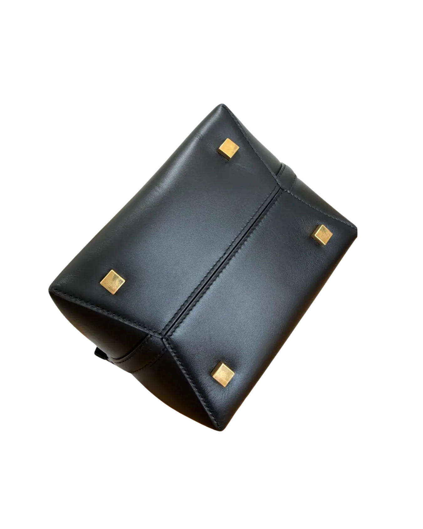 Saint Laurent Borsa Secchiello Le 37 Cassandre Pelle Nero Tracolla preloved luxury certificata - Aurea Luxury Lab