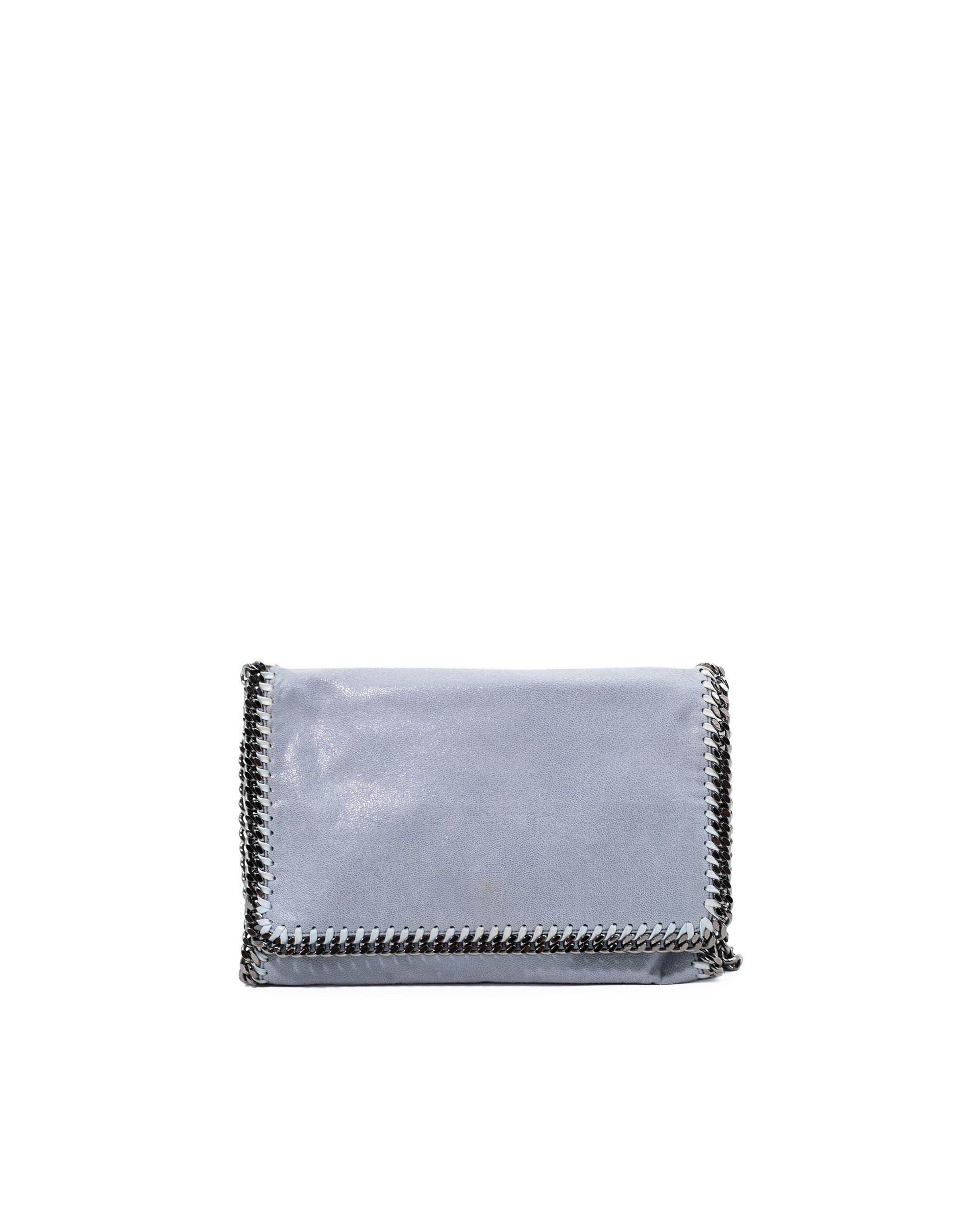 Stella McCartney Borsa Tracolla Tela Celeste usata autentica - Aurea Luxury Lab