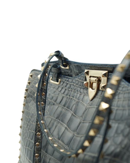 Valentino Rockstud Double Handle - Aurea Luxury Lab