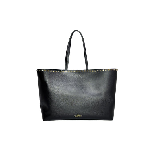 Valentino Rockstad Borsa Shopping Nera - Aurea Luxury Lab