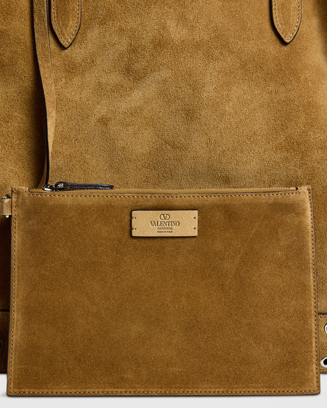 Borsa Shopping Media Valentino Garavani Nellcôte In Suede